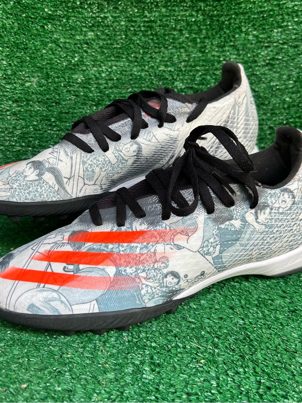 Adidas X Ghosted.3 Captain Tsubasa Anime Manga Turf Shoes FW5831 Mens Size 6.5